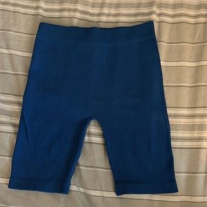 Women’s Ribbed Biker Shorts